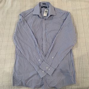 Tommy Hilfiger Blue Long Sleeve Dress Shirt